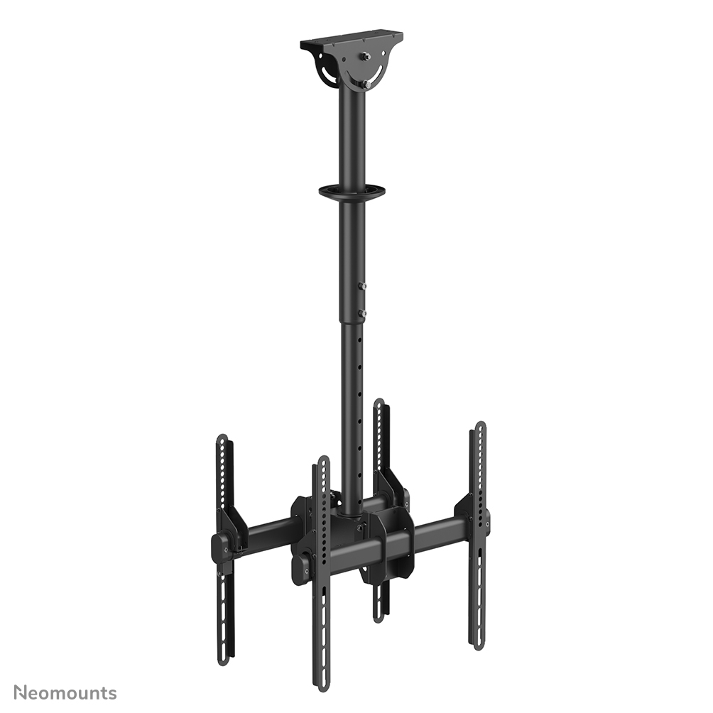 Neomounts NM-C440DBLACK Soporte de techo para doble monitor/TV 32-60" - alt. 56-91 cm